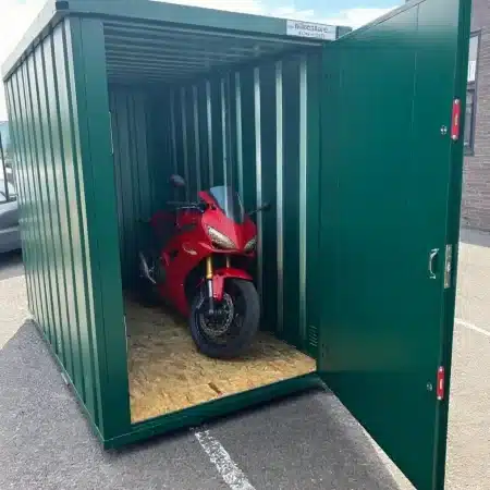Secure Motorcycle Garage Unit - BS02