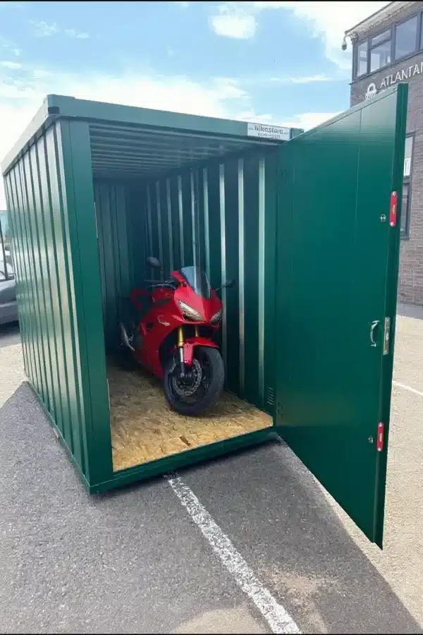 Secure Motorcycle Garage Unit - BS04